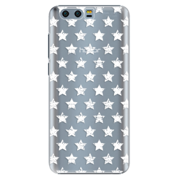 Levně Plastové pouzdro iSaprio - Stars Pattern - white - Huawei Honor 9