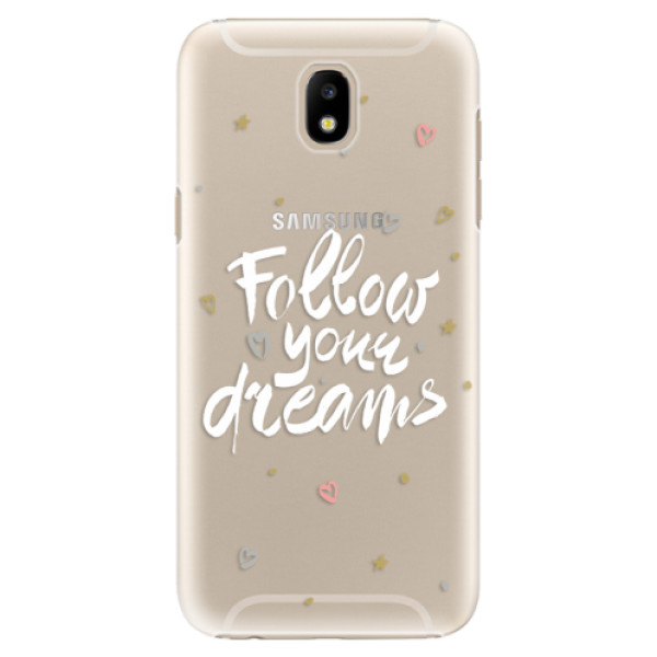 Plastové pouzdro iSaprio - Follow Your Dreams - white - Samsung Galaxy J5 2017