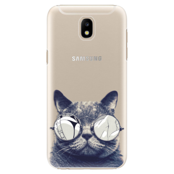 Plastové pouzdro iSaprio - Crazy Cat 01 - Samsung Galaxy J5 2017