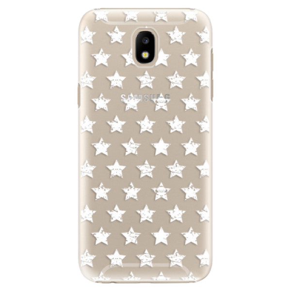 Plastové pouzdro iSaprio - Stars Pattern - white - Samsung Galaxy J5 2017