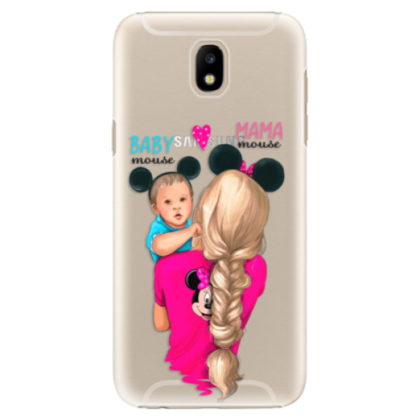 Plastové pouzdro iSaprio - Mama Mouse Blonde and Boy - Samsung Galaxy J5 2017