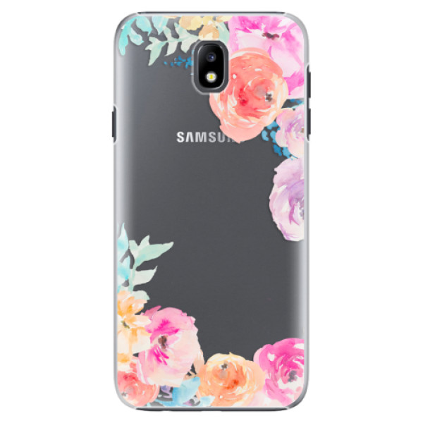 Plastové pouzdro iSaprio - Flower Brush - Samsung Galaxy J7 2017