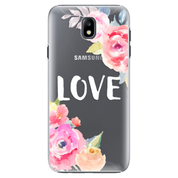 Plastové pouzdro iSaprio - Love - Samsung Galaxy J7 2017