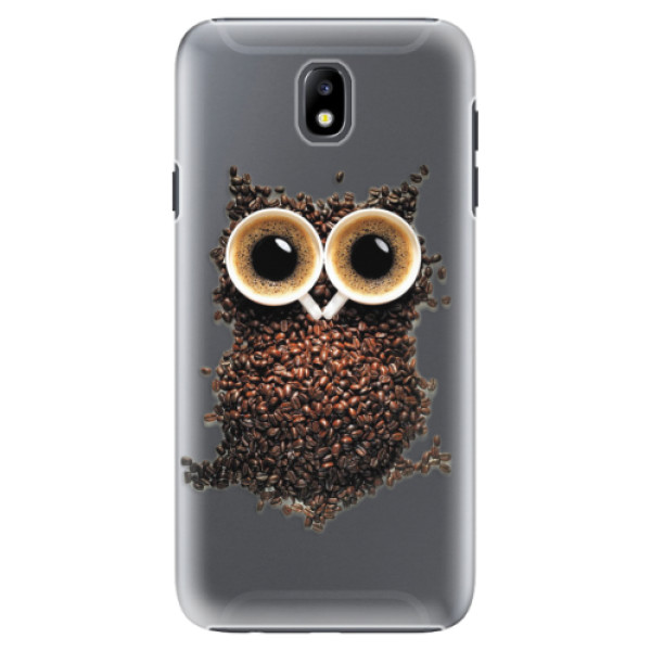 Plastové pouzdro iSaprio - Owl And Coffee - Samsung Galaxy J7 2017