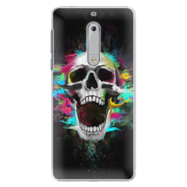 Plastové pouzdro iSaprio - Skull in Colors - Nokia 5