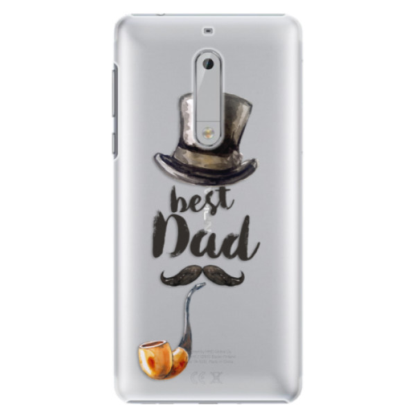 Plastové pouzdro iSaprio - Best Dad - Nokia 5
