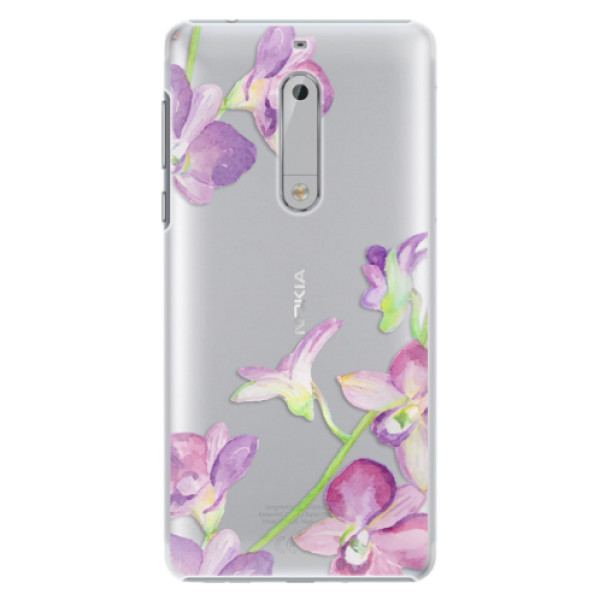 Plastové pouzdro iSaprio - Purple Orchid - Nokia 5