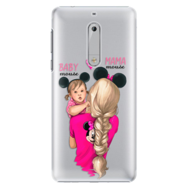 Plastové pouzdro iSaprio - Mama Mouse Blond and Girl - Nokia 5