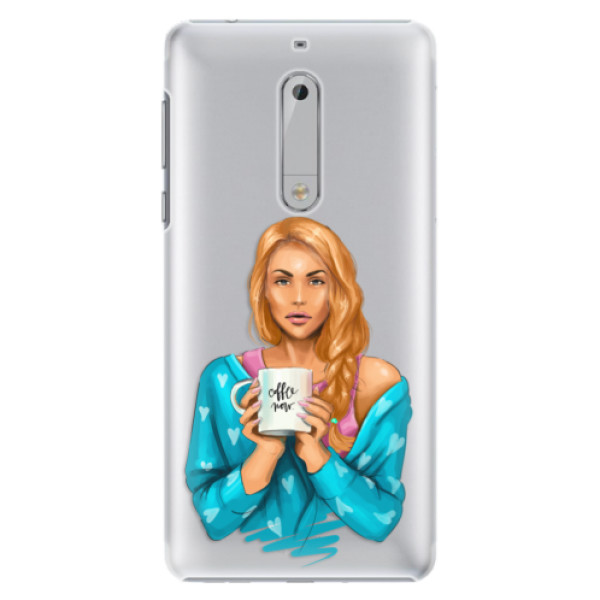 Plastové pouzdro iSaprio - Coffe Now - Redhead - Nokia 5