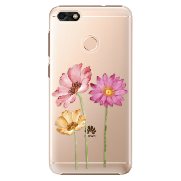 Plastové pouzdro iSaprio - Three Flowers - Huawei P9 Lite Mini