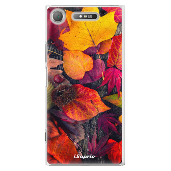 Plastové pouzdro iSaprio - Autumn Leaves 03 - Sony Xperia XZ1