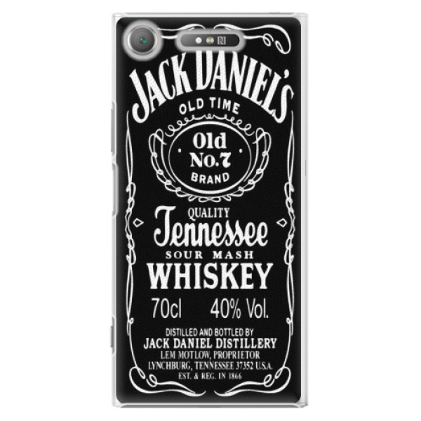 Plastové pouzdro iSaprio - Jack Daniels - Sony Xperia XZ1