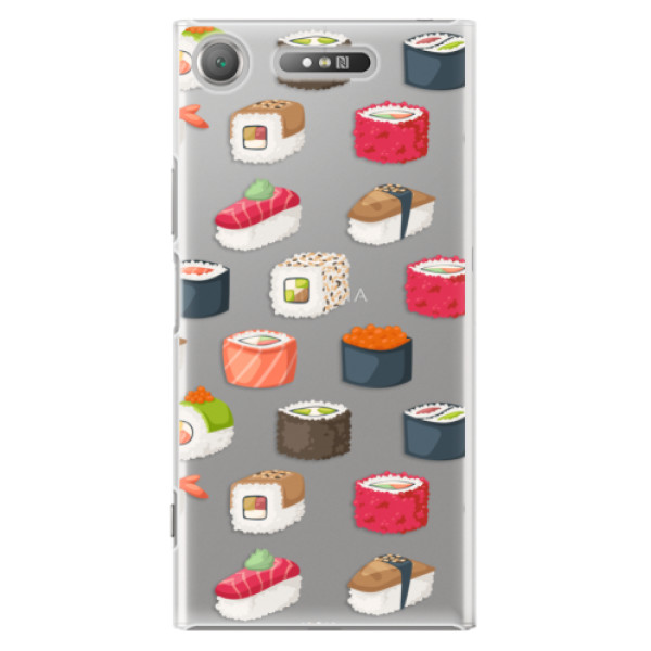 Plastové pouzdro iSaprio - Sushi Pattern - Sony Xperia XZ1