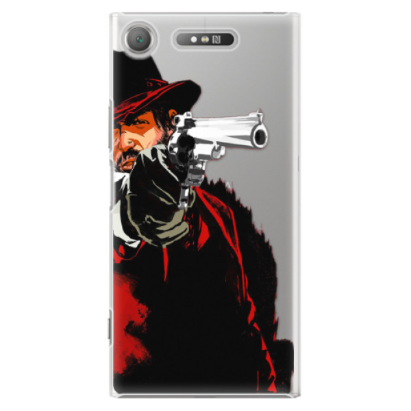 Plastové pouzdro iSaprio - Red Sheriff - Sony Xperia XZ1