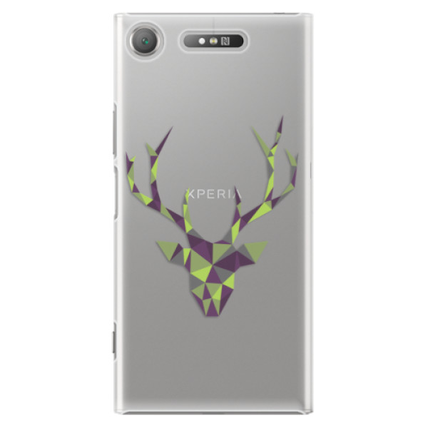 Plastové pouzdro iSaprio - Deer Green - Sony Xperia XZ1