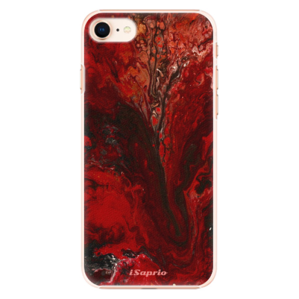 Plastové pouzdro iSaprio - RedMarble 17 - iPhone 8