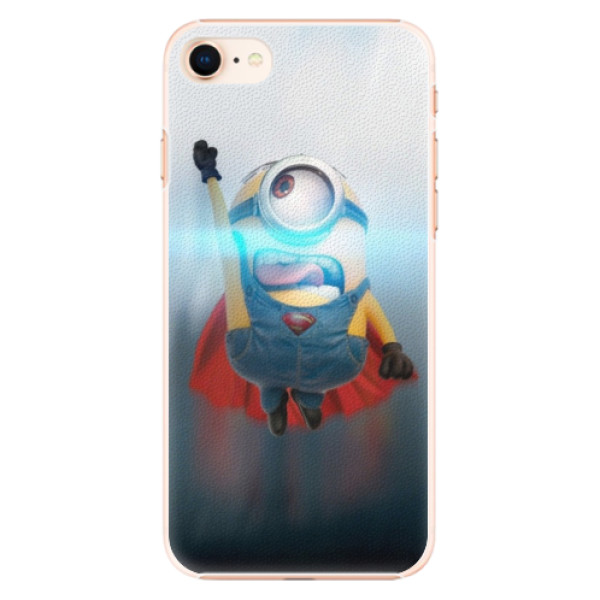 Plastové pouzdro iSaprio - Mimons Superman 02 - iPhone 8