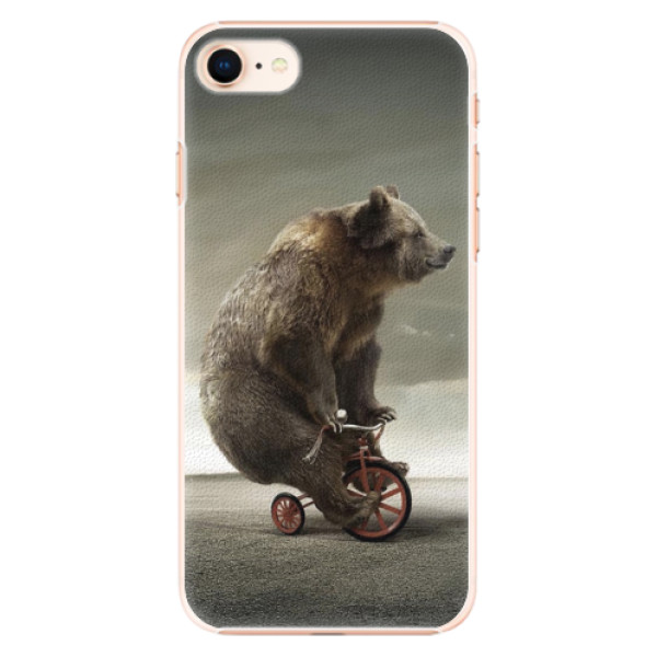 Plastové pouzdro iSaprio Bear 01 na mobil Apple iPhone 8 (Plastový obal, kryt, pouzdro iSaprio Bear 01 na mobilní telefon Apple iPhone 8)