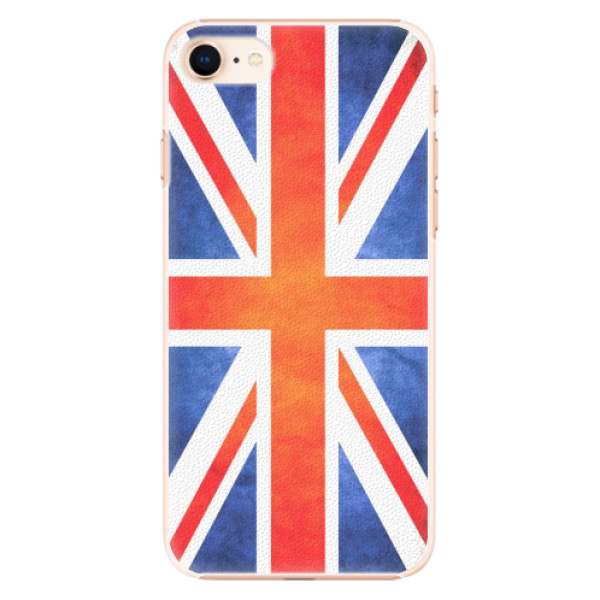Plastové pouzdro iSaprio Britská Vlajka na mobil Apple iPhone 8 (Plastový kryt, obal, pouzdro iSaprio Britská Vlajka na mobilní telefon iPhone 8)