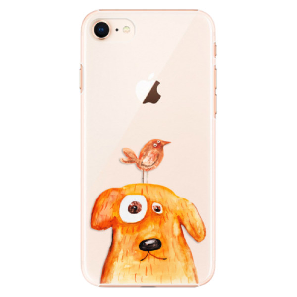 Plastové pouzdro iSaprio - Dog And Bird - iPhone 8