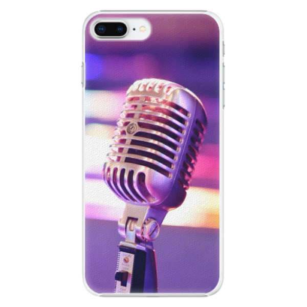 Plastové pouzdro iSaprio - Vintage Microphone - iPhone 8 Plus