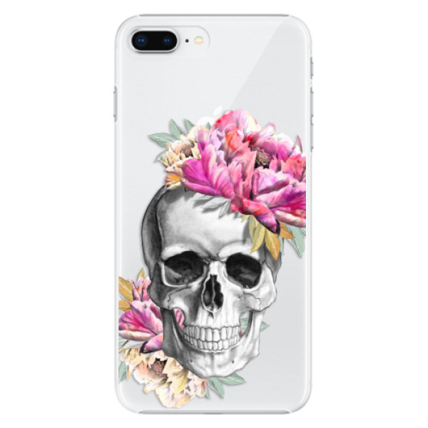 Plastové pouzdro iSaprio - Pretty Skull - iPhone 8 Plus