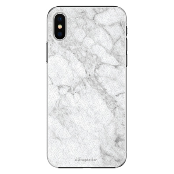 Plastové pouzdro iSaprio - SilverMarble 14 - iPhone X