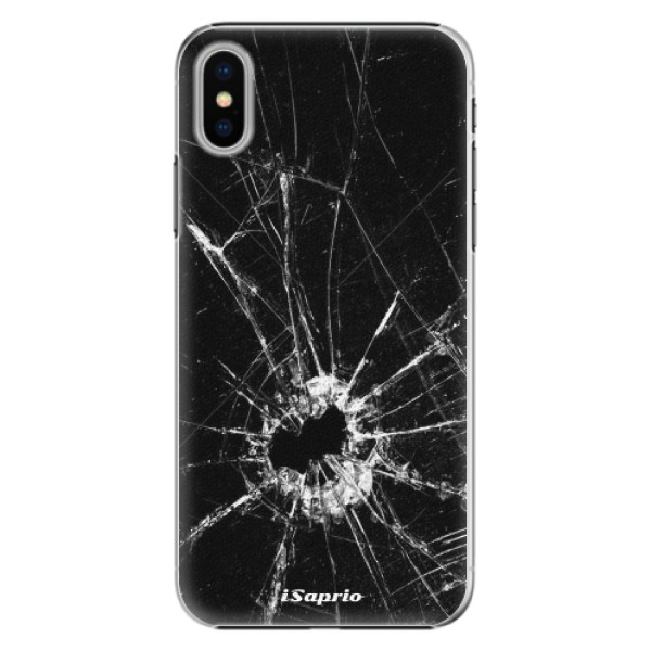 Plastové pouzdro iSaprio - Broken Glass 10 - iPhone X