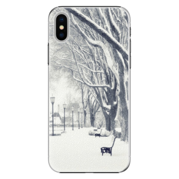 Plastové pouzdro iSaprio - Snow Park - iPhone X