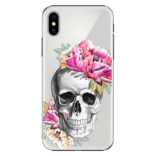 Plastové pouzdro iSaprio - Pretty Skull - iPhone X