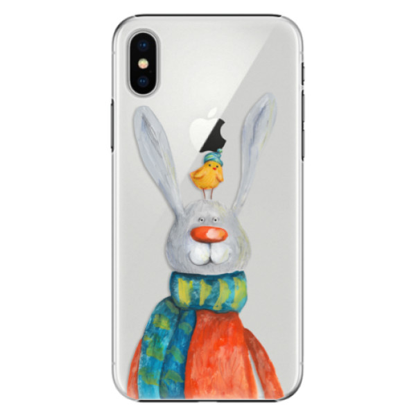 Plastové pouzdro iSaprio - Rabbit And Bird - iPhone X
