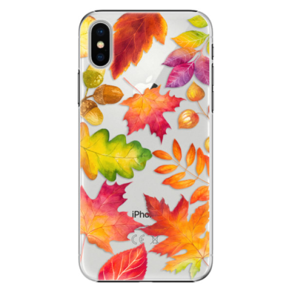 Plastové pouzdro iSaprio - Autumn Leaves 01 - iPhone X