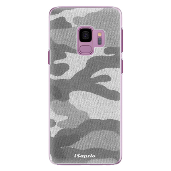 Plastové pouzdro iSaprio - Gray Camuflage 02 - Samsung Galaxy S9