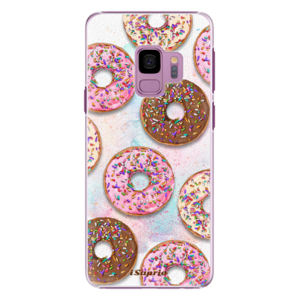 Plastové pouzdro iSaprio Donutky Všude 11 na mobil Samsung Galaxy S9 (Plastový kryt, obal, pouzdro iSaprio Donutky Všude 11 na mobilní telefon Samsung Galaxy S9)