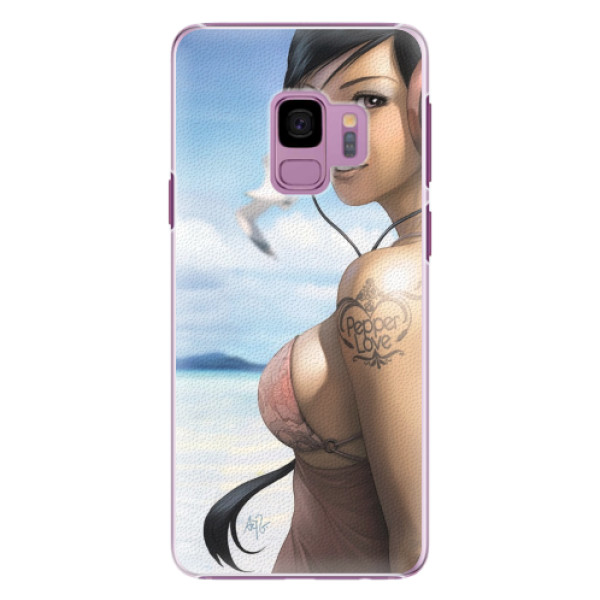 Plastové pouzdro iSaprio - Girl 02 - Samsung Galaxy S9