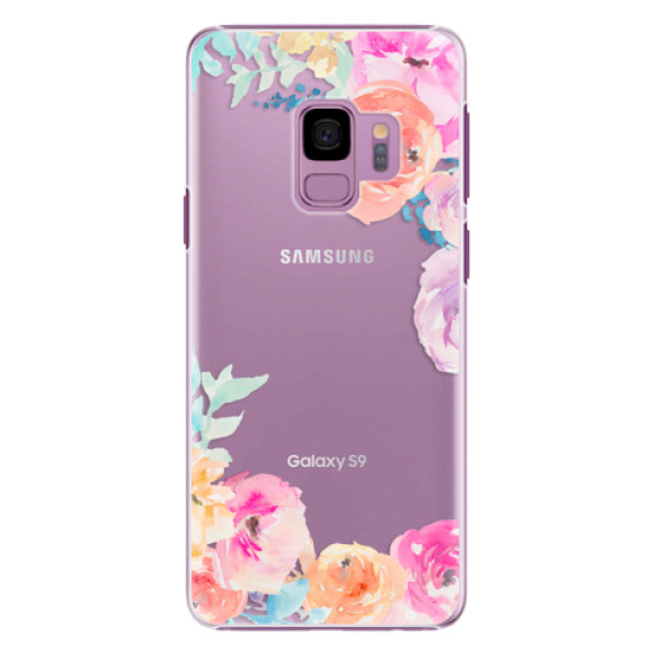 Plastové pouzdro iSaprio - Flower Brush - Samsung Galaxy S9