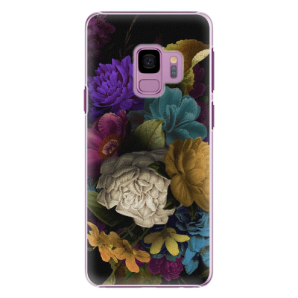 Plastové pouzdro iSaprio Temné Květy na mobil Samsung Galaxy S9 (Plastový kryt, obal, pouzdro iSaprio Temné Květy na mobilní telefon Samsung Galaxy S9)