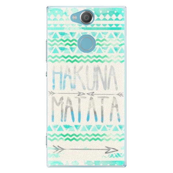 Plastové pouzdro iSaprio - Hakuna Matata Green - Sony Xperia XA2