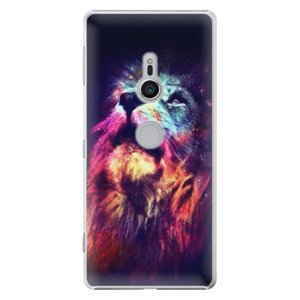 Plastové pouzdro iSaprio - Lion in Colors - Sony Xperia XZ2