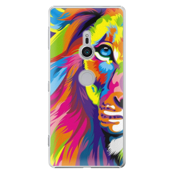 Plastové pouzdro iSaprio - Rainbow Lion - Sony Xperia XZ2
