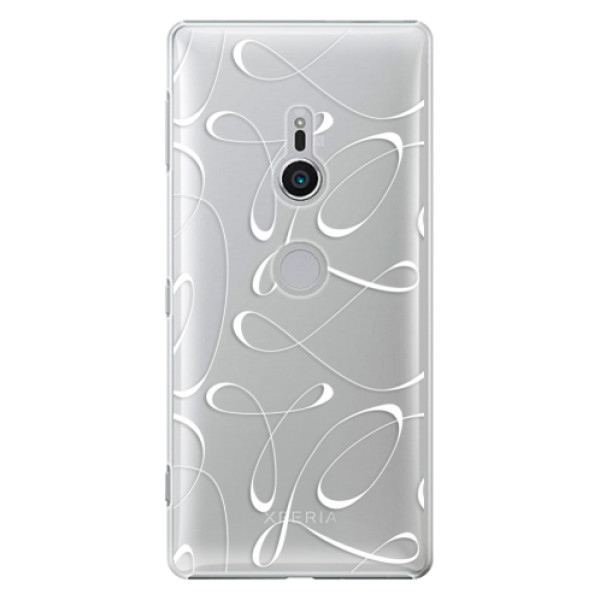 Plastové pouzdro iSaprio - Fancy - white - Sony Xperia XZ2