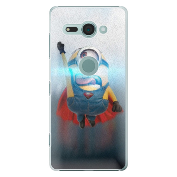 Plastové pouzdro iSaprio - Mimons Superman 02 - Sony Xperia XZ2 Compact