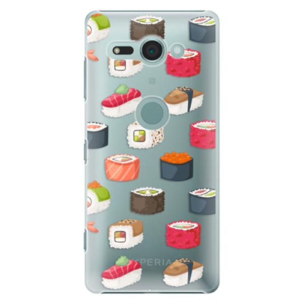 Plastové pouzdro iSaprio - Sushi Pattern - Sony Xperia XZ2 Compact
