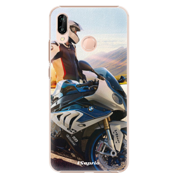 Plastové pouzdro iSaprio - Motorcycle 10 - Huawei P20 Lite