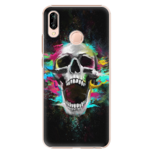 Plastové pouzdro iSaprio - Skull in Colors - Huawei P20 Lite
