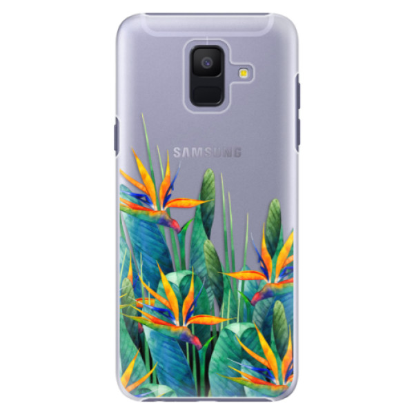Plastové pouzdro iSaprio - Exotic Flowers - Samsung Galaxy A6