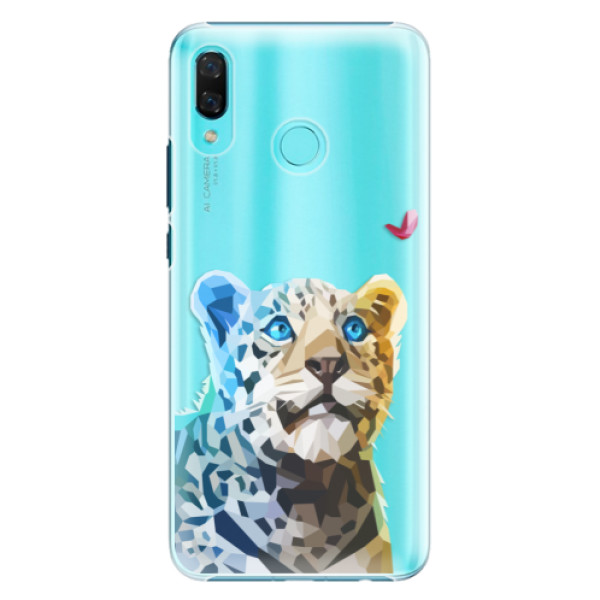 Plastové pouzdro iSaprio - Leopard With Butterfly - Huawei Nova 3