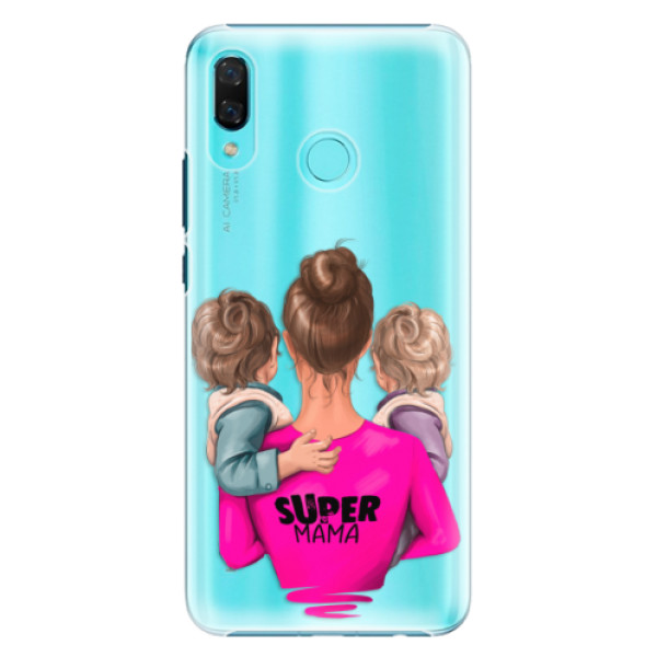 Plastové pouzdro iSaprio - Super Mama - Two Boys - Huawei Nova 3