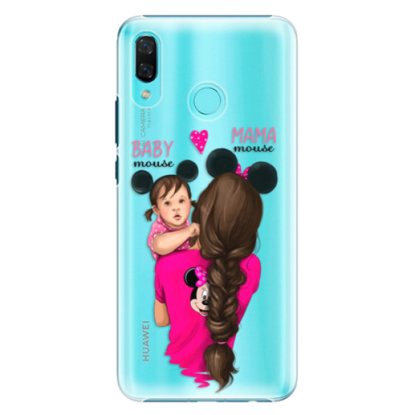 Plastové pouzdro iSaprio - Mama Mouse Brunette and Girl - Huawei Nova 3