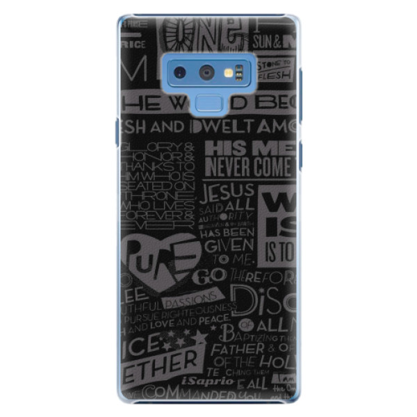 Plastové pouzdro iSaprio - Text 01 - Samsung Galaxy Note 9